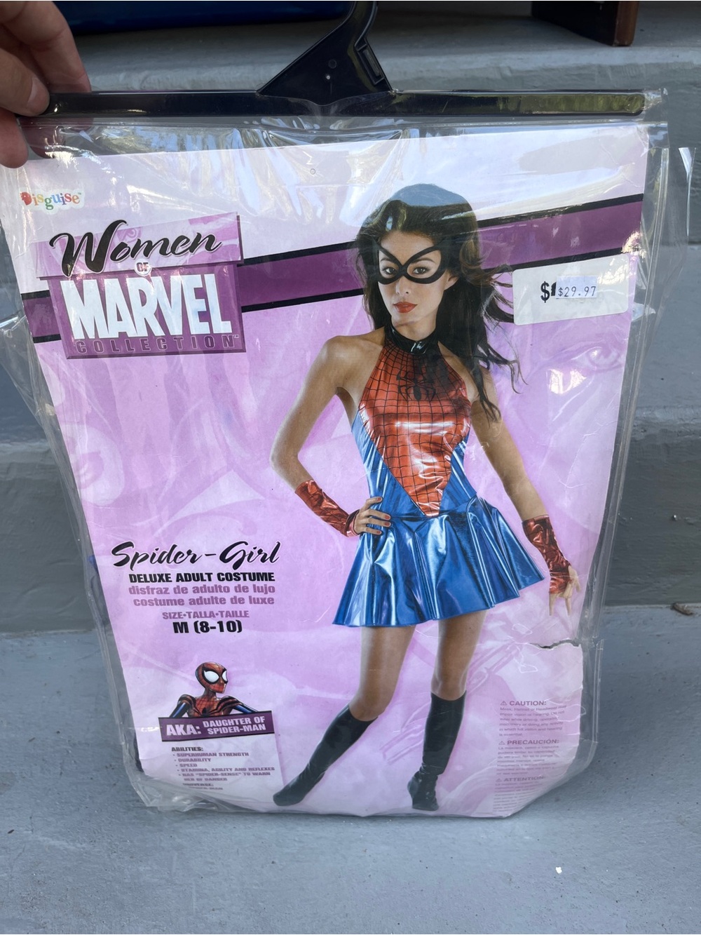 Marvel Women Spider-Girl Costume - Red & Blue